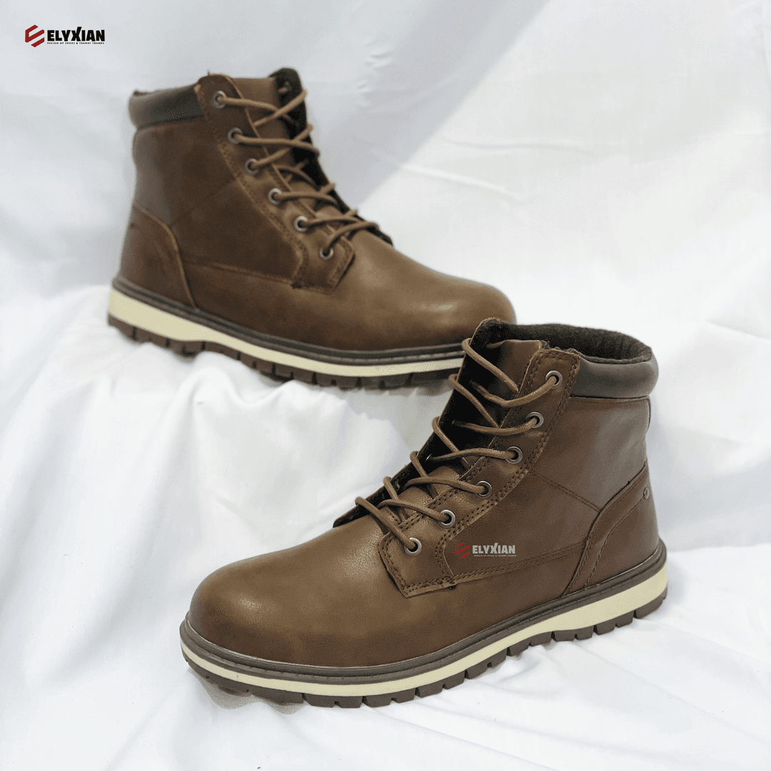 High Neck Boot - Chocolate